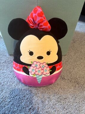 Squishmallows Minnie Mouse- Heart Pattern Plush